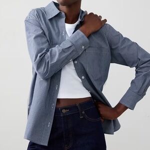 Banana Republic classic poplin shirt size S new without tags